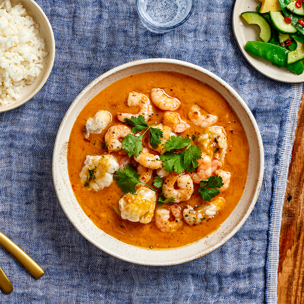 Thai Red Seafood Curry Recipe Fin